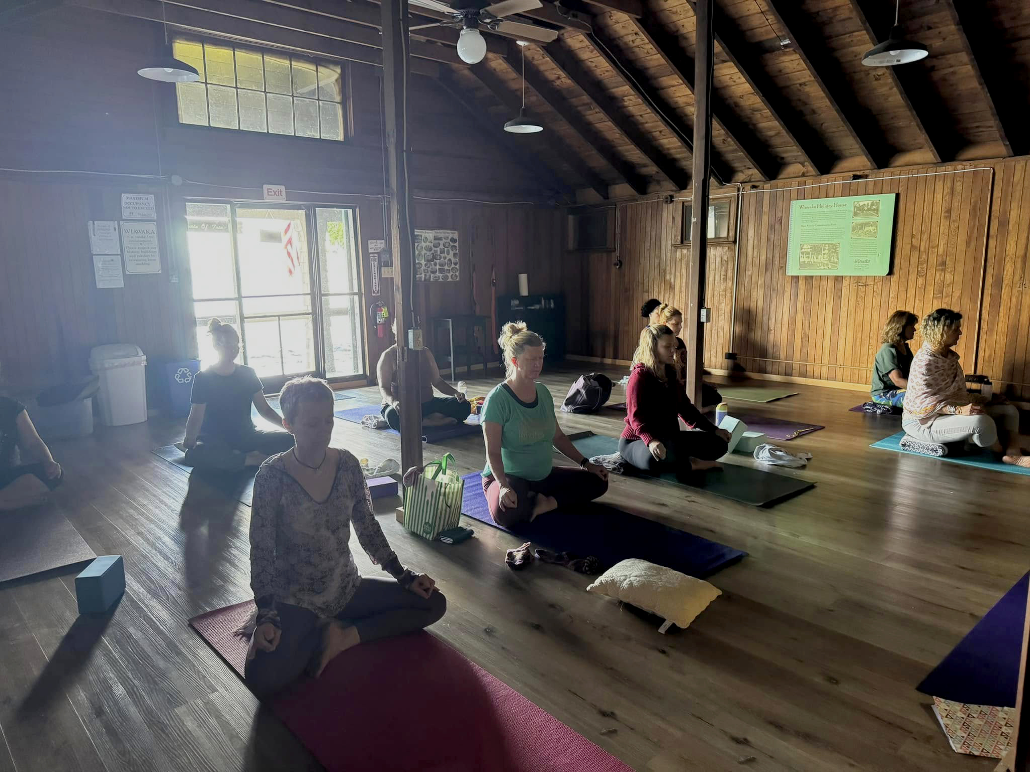 Waiwaka Retreat at Lake George – Yoga & Community Group Yoga with women Waiwaka Retreat at Lake George – Yoga & Community